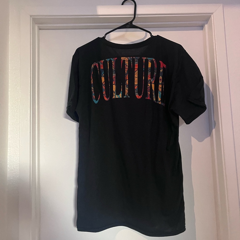 Black Printed Tee